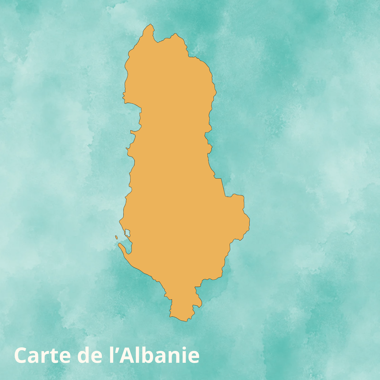 Albanie carte de l'albanie