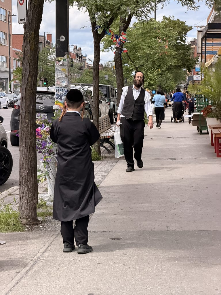 Road trip au Québec : itinéraire de 2 semaines de Montréal à la Gaspésie Maisons en rangée dans le quartier d’Outremont à Montréal avec population juive hassidique