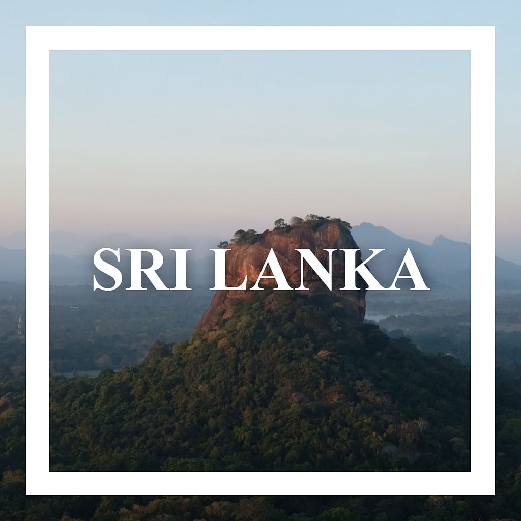 Accueil Sri Lanka Sigirya lion rock au levé de soleil