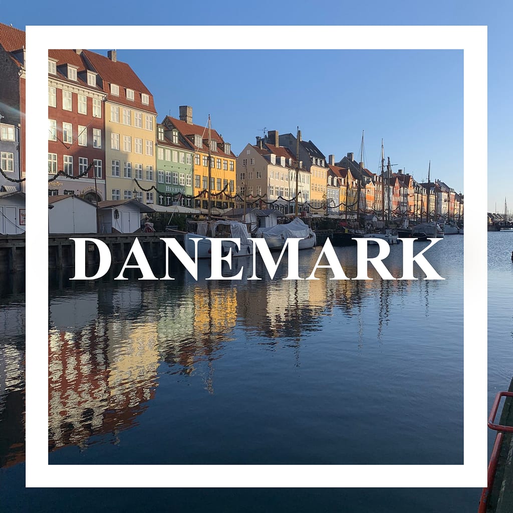 Accueil Danemark Copenhague canaux et maison colorées