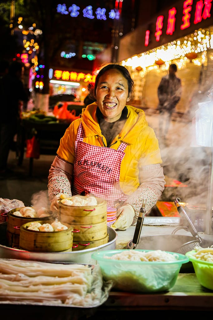 Budget 2 semaines de voyage en Chine Restaurant street food chine