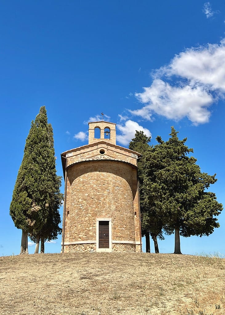San Quirico d’Orcia Italie toscane chapelle