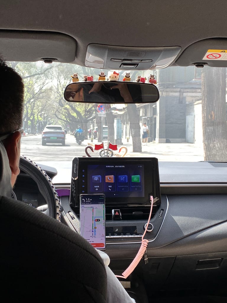 Budget 2 semaines de voyage en Chine Taxi Didi en Chine