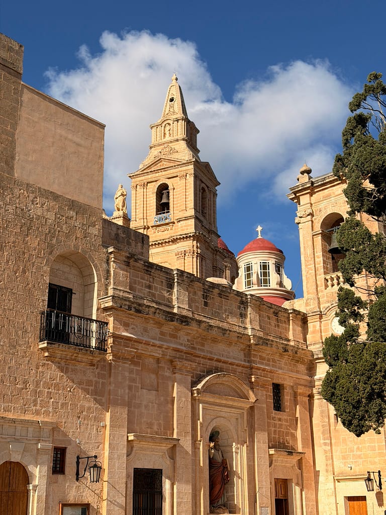 Mellieħa & son église perchée à Malte